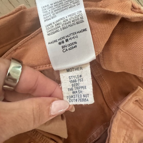 MOTHER Jeans- The Tripper -Toasted Nut Wash- size 26 - Picture 8 of 14